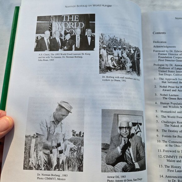 Norman Borlaug on World Hunger Hardcover - Picture 7 of 10